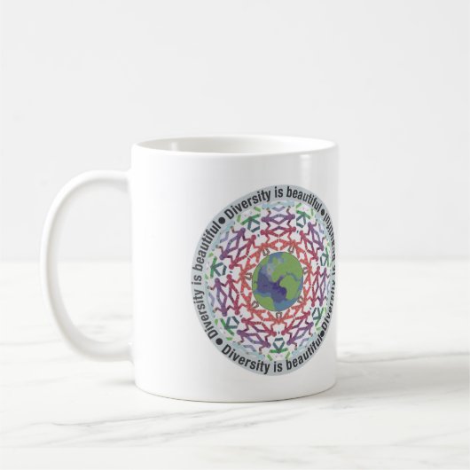 Diversiteit is mooi koffiemok (Links)