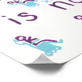 "Diversiteit is natuurlijk" Poster aanvinken (Hoek)