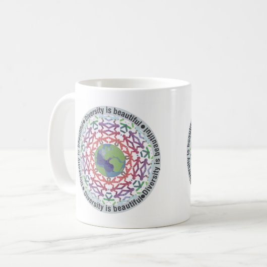 Diversiteit is prachtig koffiemok (Voorkant links)