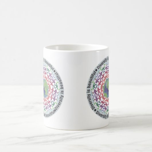 Diversiteit is prachtig koffiemok (Center)