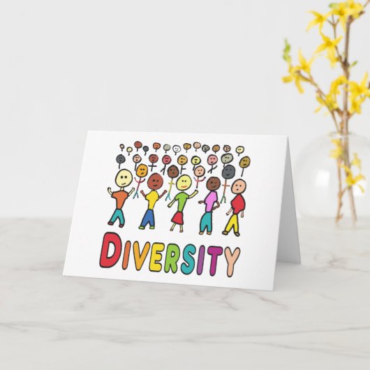 Diversiteit Kaart (Gele Bloem)