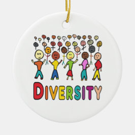 Diversiteit Keramisch Ornament