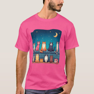 Diversiteit Kitten Lover Muur Hek Huisdier Eigenaa T-shirt