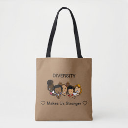 Diversiteit maakt ons sterker tote bag