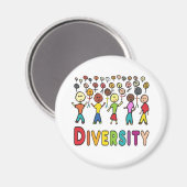 Diversiteit Magneet (Voorkant / Achterkant)