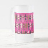 Diversiteit mok kleur "Papierpoppen" (Voorkant links)