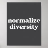 Diversiteit Normaliseren  Poster (Voorkant)