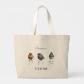 Diversiteit omarmen: de harmonie van de Natuur vie Grote Tote Bag (Achterkant)