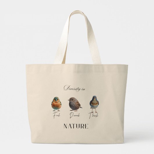Diversiteit omarmen: de harmonie van de Natuur vie Grote Tote Bag