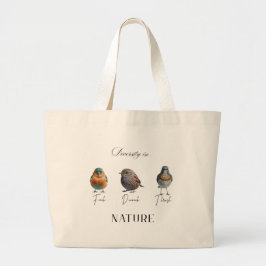 Diversiteit omarmen: de harmonie van de Natuur vie Grote Tote Bag
