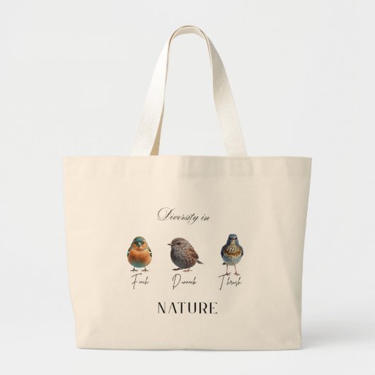 Diversiteit omarmen: de harmonie van de Natuur vie Grote Tote Bag (Voorkant)