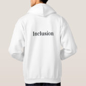 Diversiteit omarmen hoodie (Achterkant)