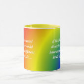 Diversiteit omkeren (sq) aanmoedigen mok (Midden)