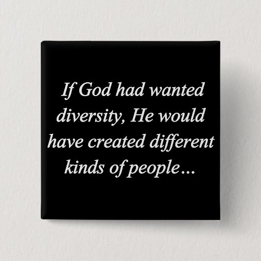 Diversiteit omkeren (sq) aanmoedigen vierkante button 5,1 cm (Voorkant)