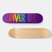 Diversiteit (Paars) Skateboard (Horizontaal)