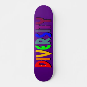 Diversiteit (Paars) Skateboard
