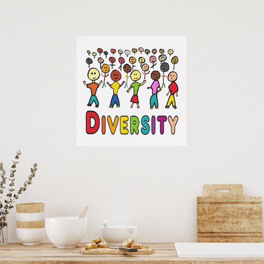 Diversiteit Poster (Keuken)