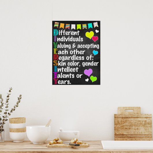 Diversiteit Poster (Keuken)