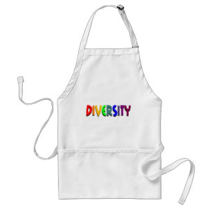 Diversiteit (regenboog) Apron Standaard Schort