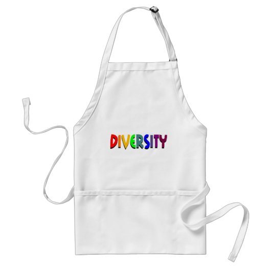 Diversiteit (regenboog) Apron Standaard Schort (Voorkant)