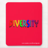 Diversiteit (regenboog) Mousepad (verticale stijl) Muismat (Voorkant)