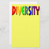 Diversiteit (regenboog) Papier (Voorkant / Achterkant)