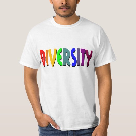 Diversiteit (regenboog) t-shirt (Voorkant)