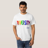 Diversiteit (regenboog) t-shirt (Voorkant volledig)