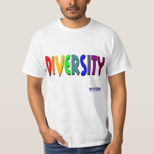 Diversiteit (regenboog) t-shirt (Voorkant)