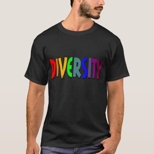 Diversiteit (regenboog) t-shirt (Voorkant)