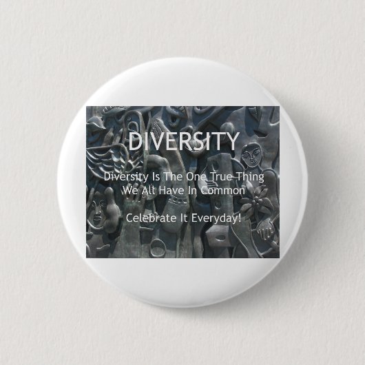 Diversiteit Ronde Button 5,7 Cm (Voorkant)