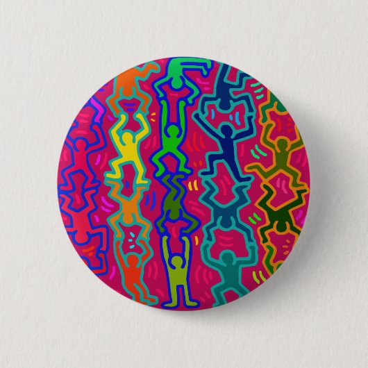 Diversiteit Ronde Button 5,7 Cm (Voorkant)