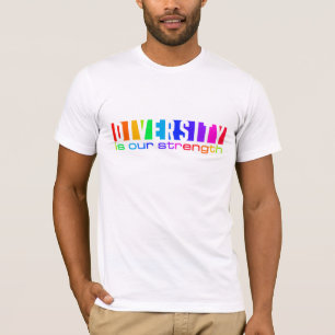 Diversiteit shirt - kies stijl en kleur
