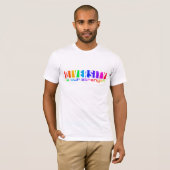 Diversiteit shirt - kies stijl en kleur (Voorkant volledig)