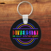 Diversiteit sleutelketen sleutelhanger (Voorkant)