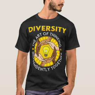 Diversiteit Sociale rechtvaardigheid Inclusie Femi T-shirt