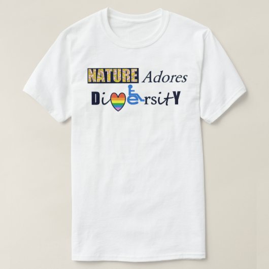 Diversiteit T-shirt (Design voorkant)