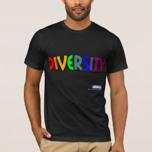 Diversiteit T-shirt regenboog
