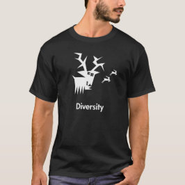 Diversiteit van herten t-shirt