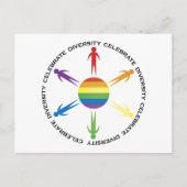 Diversiteit vieren briefkaart (Voorkant)