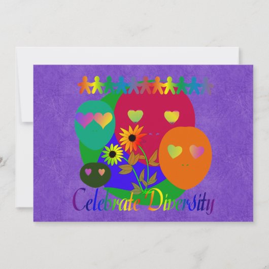 Diversiteit vieren kaart (Voorkant)