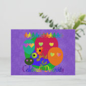 Diversiteit vieren kaart (Staand voorkant)