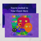 Diversiteit vieren kaart (Voorkant / Achterkant)