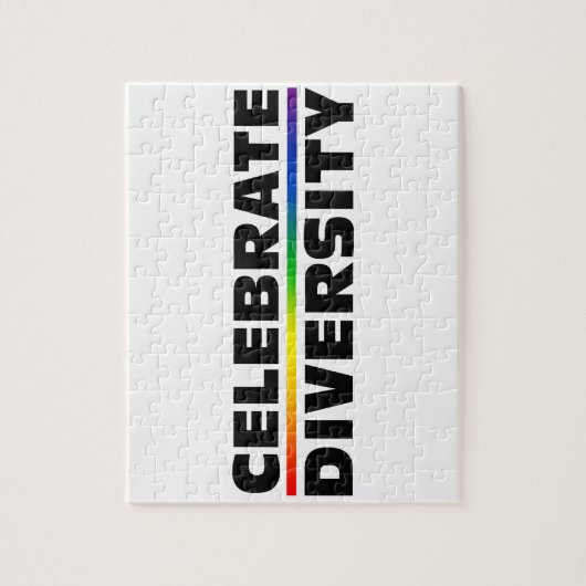 Diversiteit vieren legpuzzel (Verticaal)