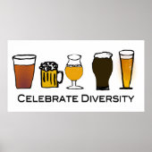 Diversiteit vieren poster (Voorkant)