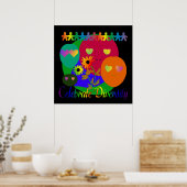 Diversiteit vieren poster (Keuken)