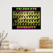 Diversiteit vieren poster (Keuken)