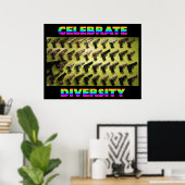 Diversiteit vieren poster (Thuiskantoor)
