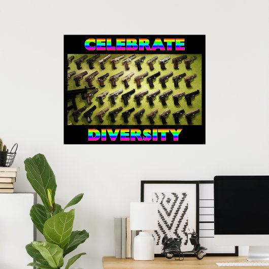 Diversiteit vieren poster (Thuiskantoor)