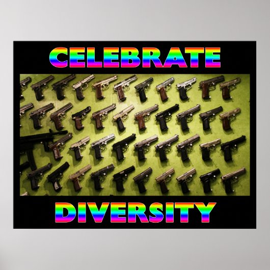 Diversiteit vieren poster (Voorkant)